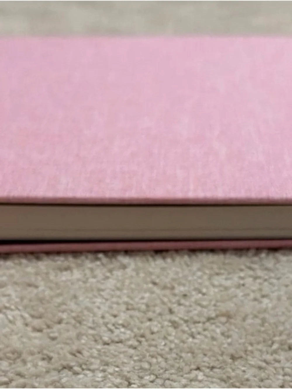 Linen Hardcover Photo Album in Pink - Premium Memory Book